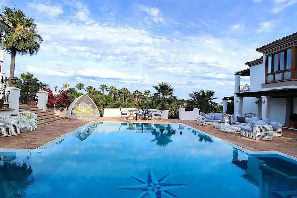 10 Bedroom Palace Huge Garden, Sea View! Estepona Villa