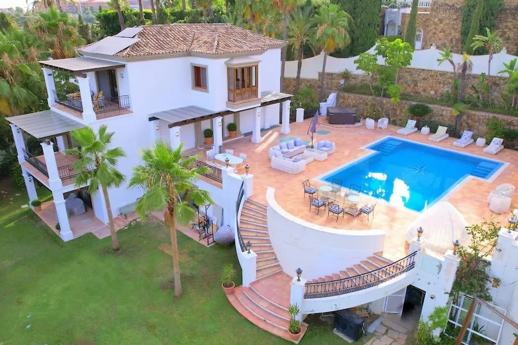 10 Bedroom Palace Huge Garden, Sea View! Estepona Villa