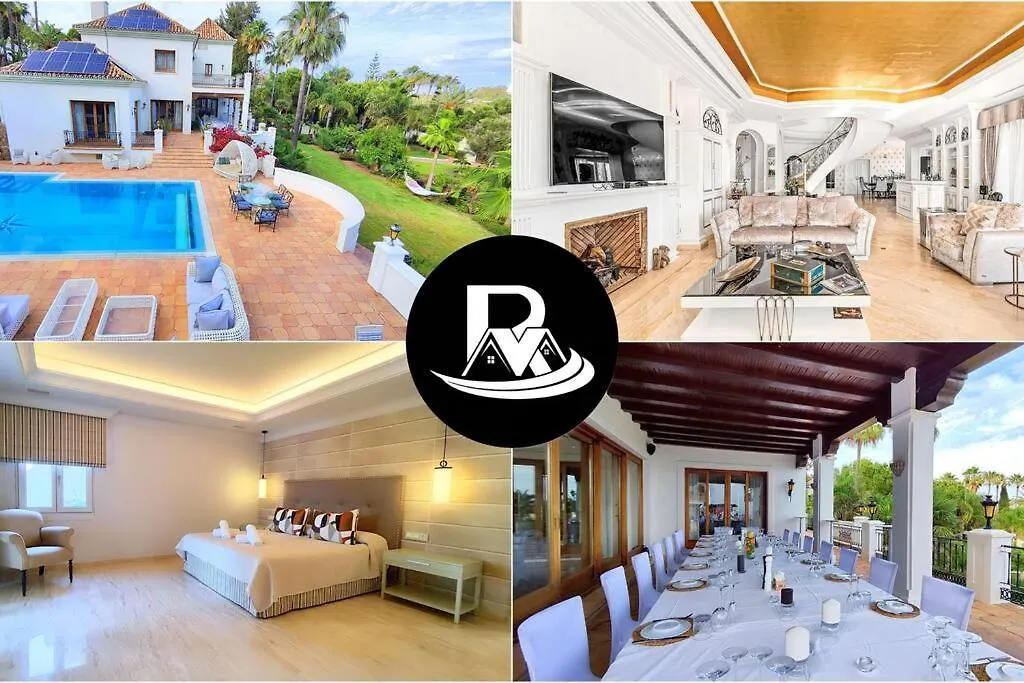10 Bedroom Palace Huge Garden, Sea View! Estepona Villa